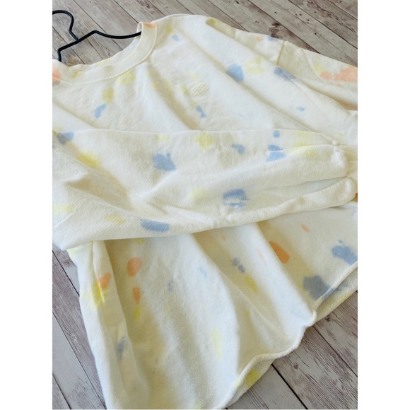 Billabong Dreamy Hues Tie Dye Crewneck Cropped Sweatshirt - Picture 9 of 10